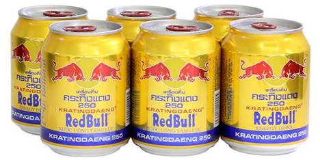 bò húc, nước tăng lực, redbull, redbull thái, redbull việt