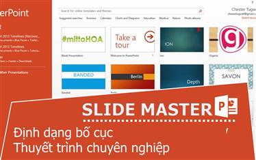 ms powerpoint, powerpoint nâng cao, tin học MOS, slide master, slide master trong powerpoint, tin học văn phòng nâng cao