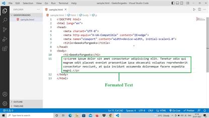 Word Wrap, Visual Studio Code